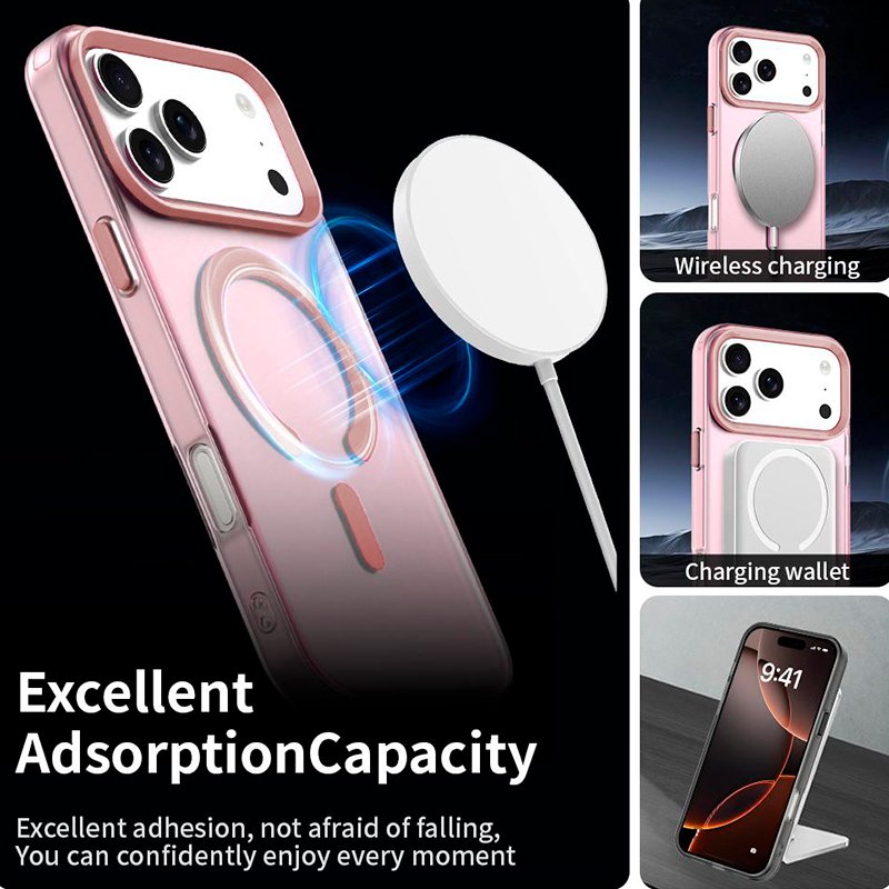 Carcasa COOL para iPhone 17 Pro Magnética Colorful Rosa
