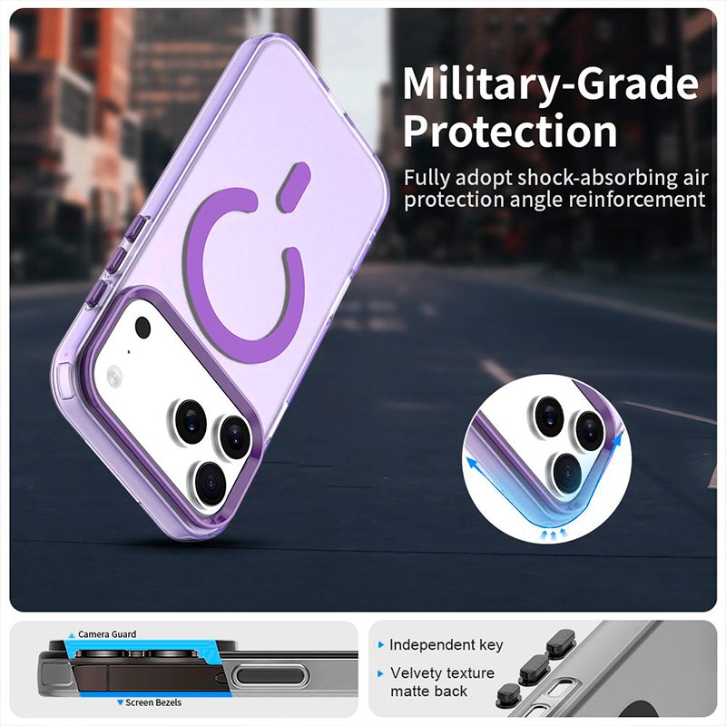 Carcasa COOL para iPhone 17 Pro Magnética Colorful Violeta