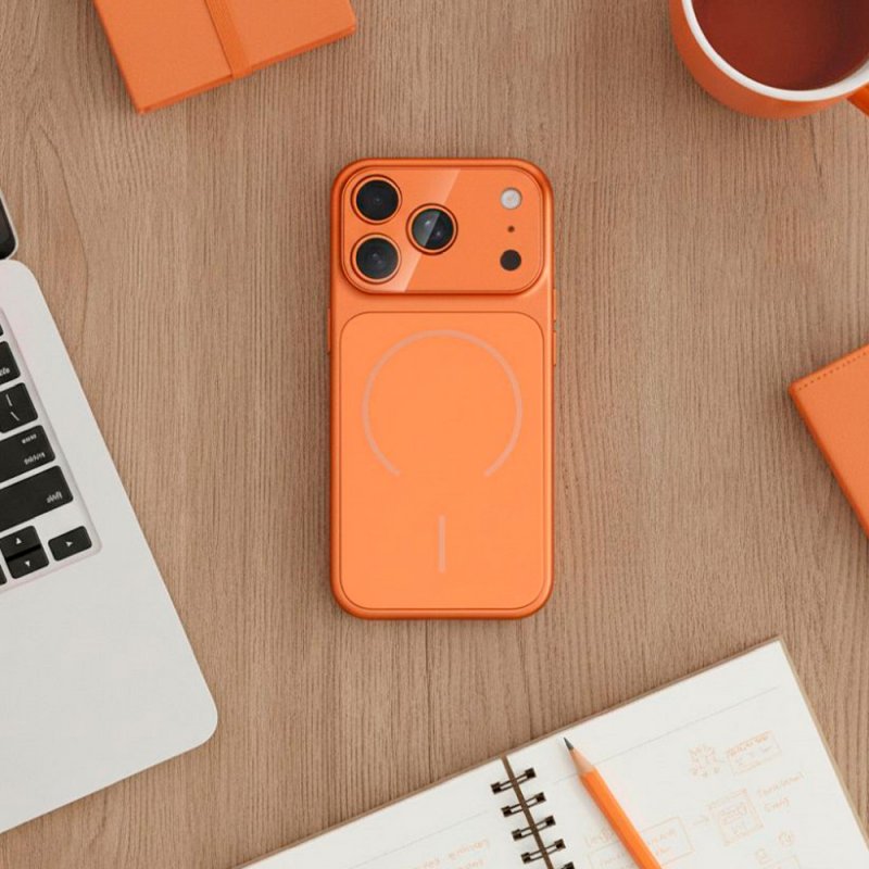 Carcasa COOL para iPhone 17 Pro Magnética Cover Naranja