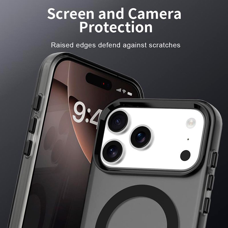 Carcasa COOL para iPhone 17 Pro Max Magnética Colorful Negro