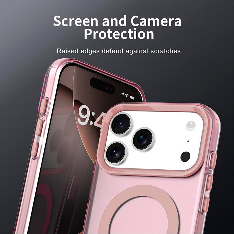 Carcasa COOL para iPhone 17 Pro Max Magnética Colorful Rosa