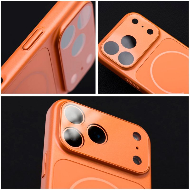 Carcasa COOL para iPhone 17 Pro Max Magnética Cover Naranja
