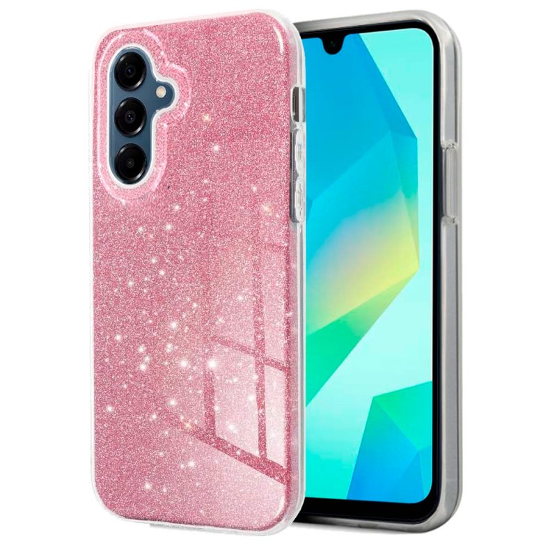 Carcasa COOL para Samsung A165 Galaxy A16 / A16 5G Glitter Rosa