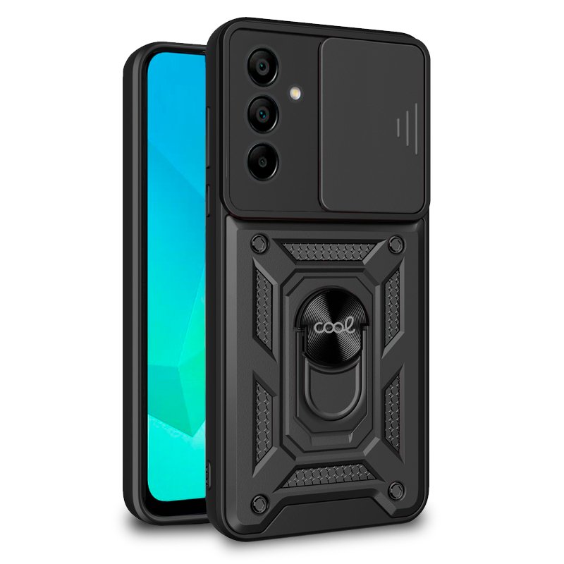 Carcasa COOL para Samsung A165 Galaxy A16 / A16 5G Hard Ring Negro