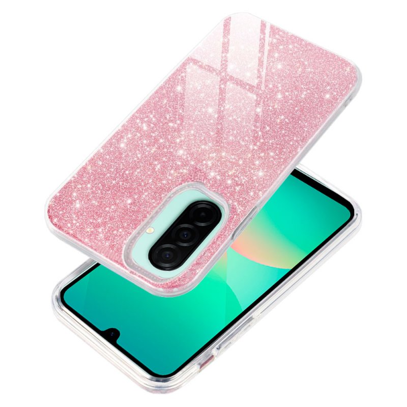 Carcasa COOL para Samsung A266 Galaxy A26 5G / A17 / A17 5G Glitter Rosa