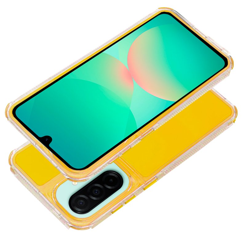 Carcasa COOL para Samsung A266 Galaxy A26 5G / A17 / A17 5G Matrix Amarillo