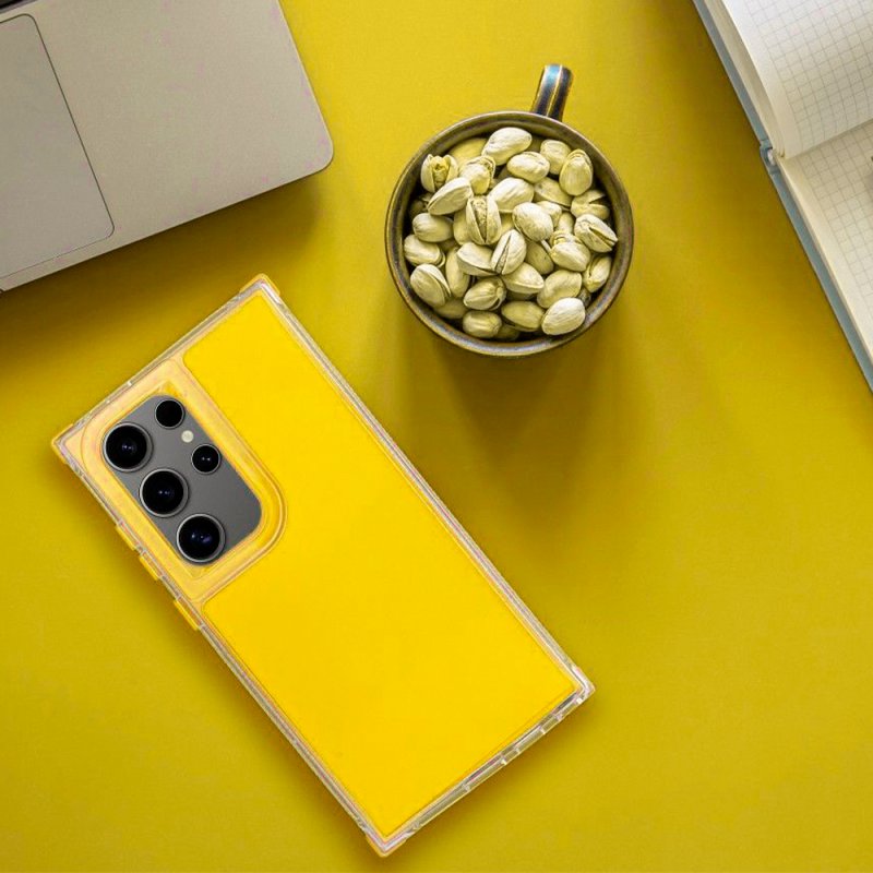 Carcasa COOL para Samsung A266 Galaxy A26 5G / A17 / A17 5G Matrix Amarillo