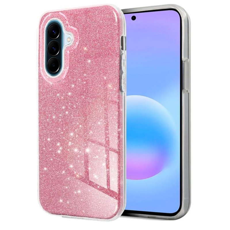 Carcasa COOL para Samsung A576 Galaxy A57 5G Glitter Rosa