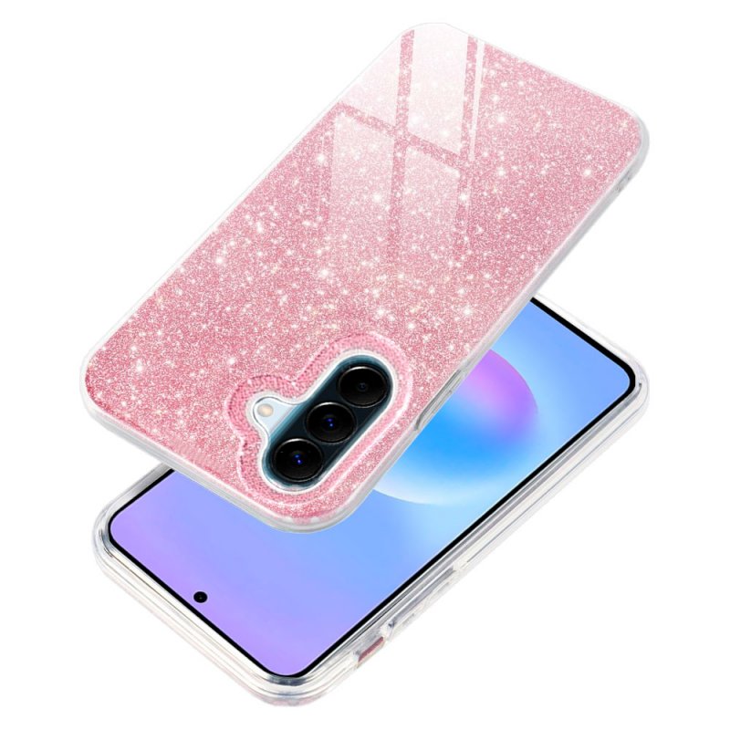 Carcasa COOL para Samsung A576 Galaxy A57 5G Glitter Rosa