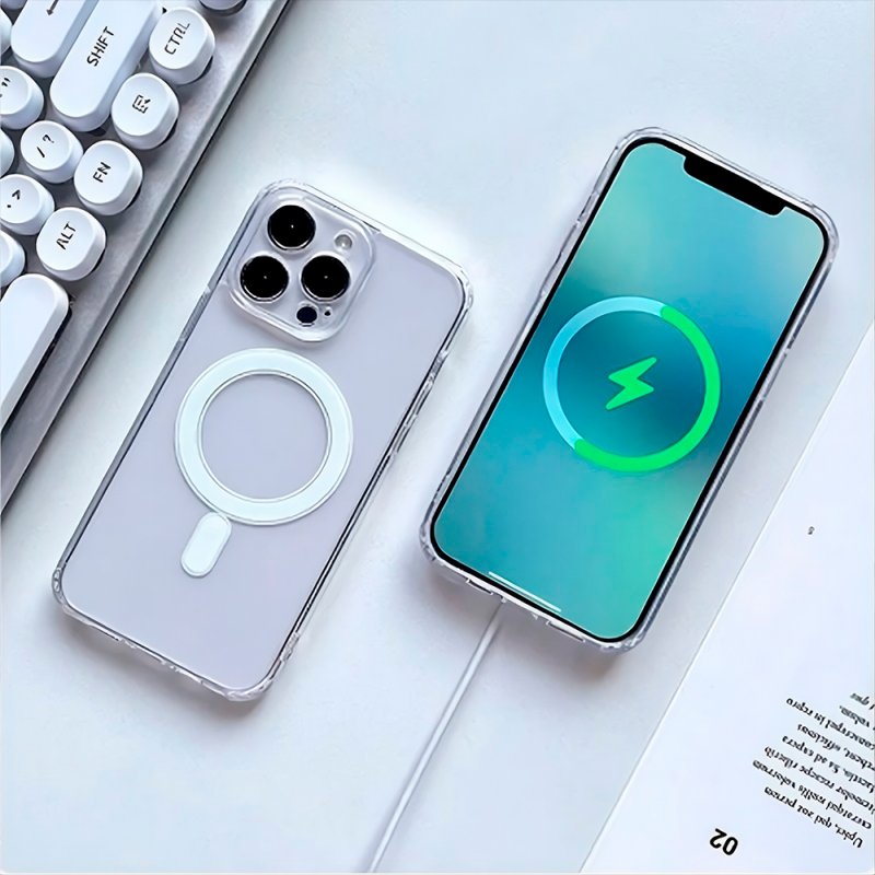 Carcasa COOL para Samsung A576 Galaxy A57 5G Magnética Transparente