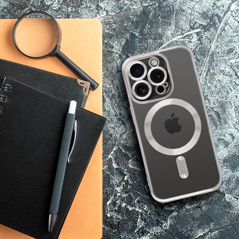 Carcasa COOL para Samsung S731 Galaxy S25 FE Magnética Borde Plata