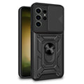 Carcasa COOL para Samsung S918 Galaxy S23 Ultra Hard Ring Negro