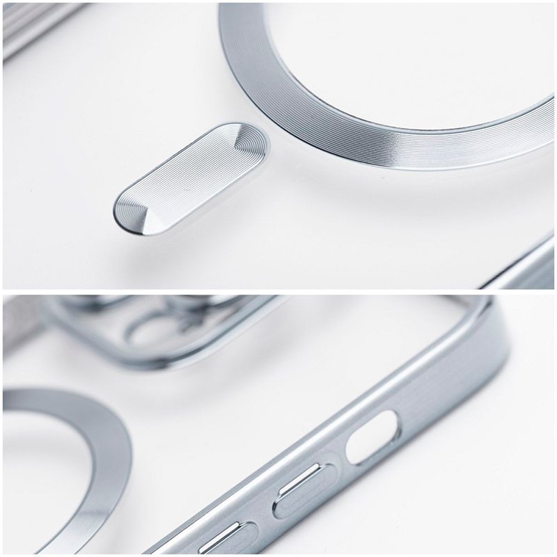 Carcasa COOL para Samsung S942 Galaxy S26 Magnética Borde Plata