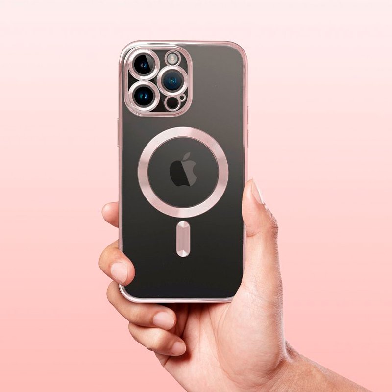Carcasa COOL para Samsung S948 Galaxy S26 Ultra Magnética Borde Rosa