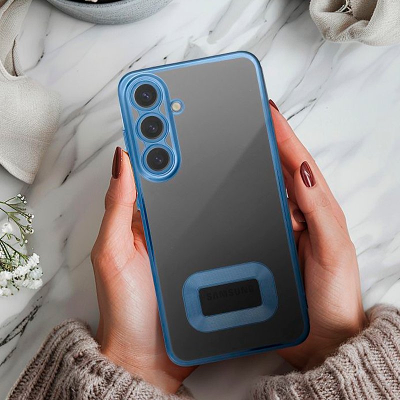 Carcasa COOL para Xiaomi Redmi A3 Borde Metalizado (Azul)
