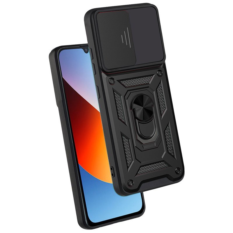 Carcasa COOL para Xiaomi Redmi A7 Pro / Poco C81 Pro Hard Ring Negro