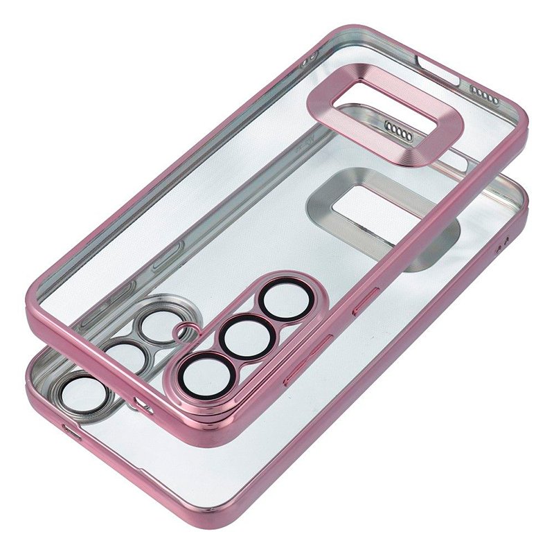 Carcasa COOL para Xiaomi Redmi Note 14 5G Borde Metalizado (Rosa)