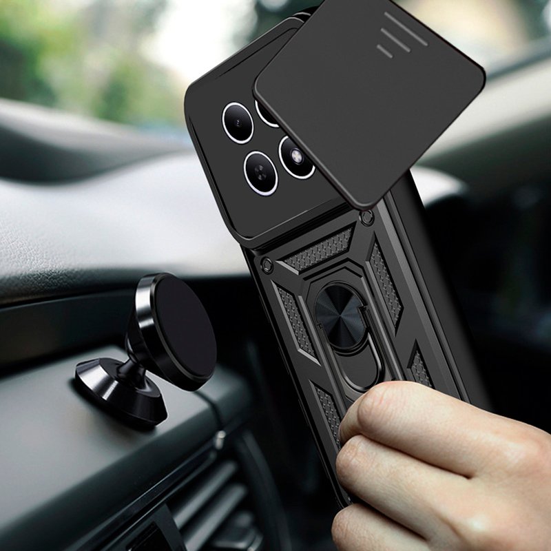 Carcasa COOL para Xiaomi Redmi Note 15 5G / Poco M8 5G Hard Ring Negro