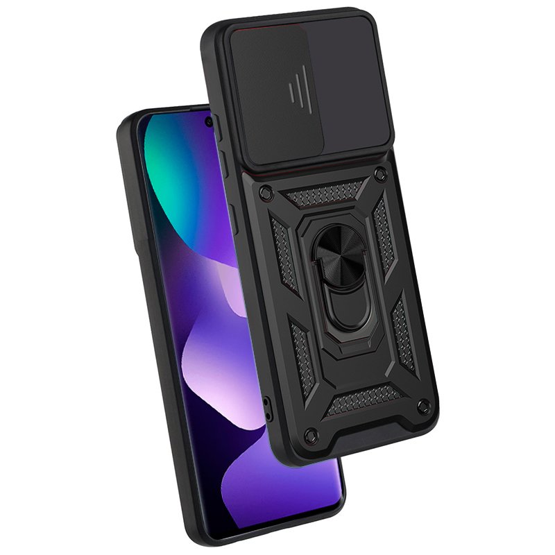 Carcasa COOL para Xiaomi Redmi Note 15 5G / Poco M8 5G Hard Ring Negro