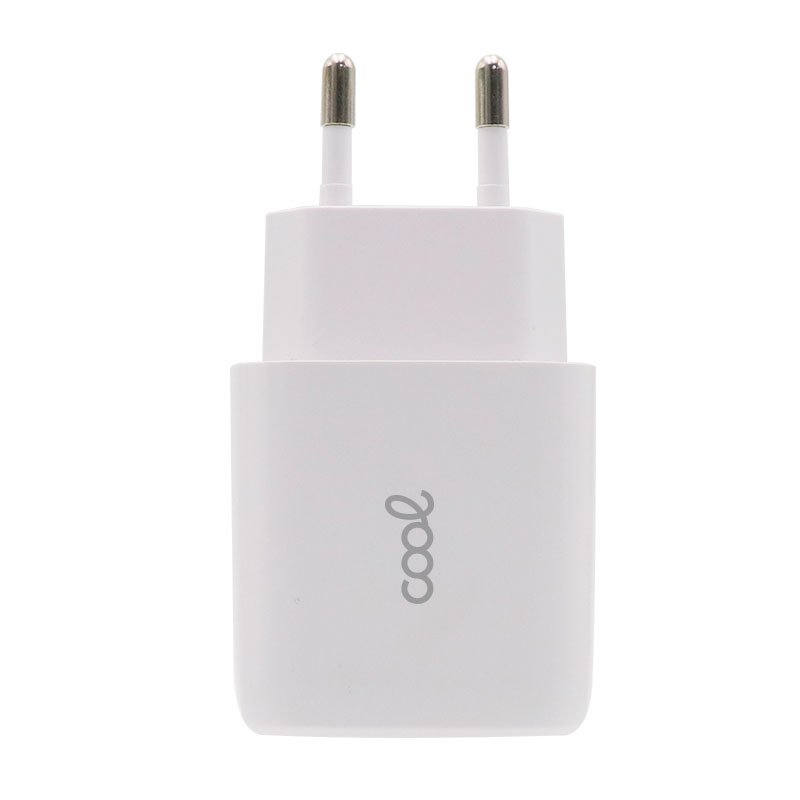 Cargador Red Universal Fast Adapt. (PD) Dual USB-A / USB-C COOL (20W) Blanco