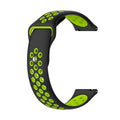 Correa Universal 22mm Amazfit GTR / Stratos / Huawei / Samsung / COOL Goma Negro-Verde
