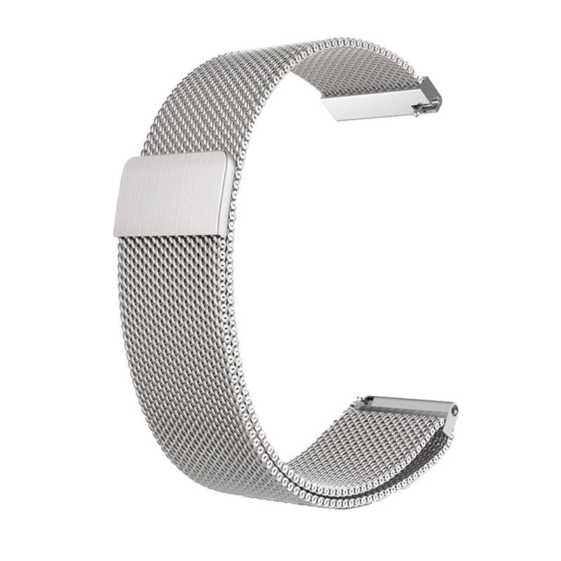 Correa Universal 22mm Amazfit GTR / Stratos / Huawei / Samsung / COOL Metal Plata
