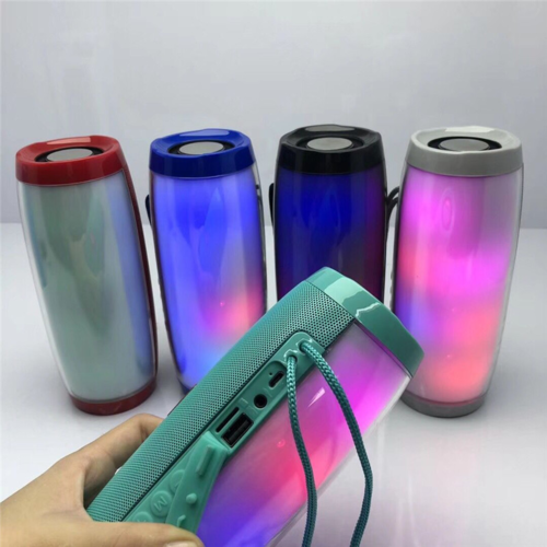 Coluna Bluetooth Portátil com Luz LED — Som Estéreo 10W