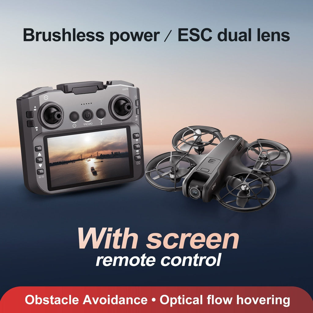 Drone Dobável V666 com Motor Brushless, Ecrã GPS e Fotografia Aérea – Comando com Ecrã - Telejacob Shop