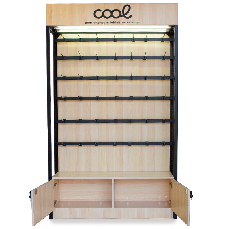 Expositor Corner COOL Accesorios Madera Grande