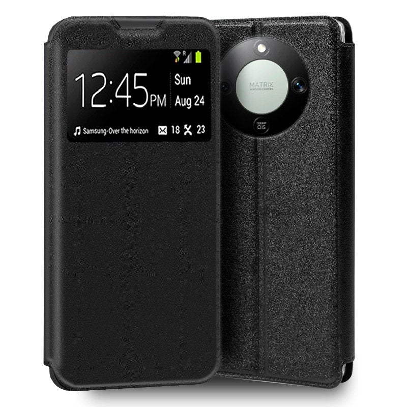 Funda COOL Flip Cover para Honor Magic 8 Lite / Honor X9D Liso Negro