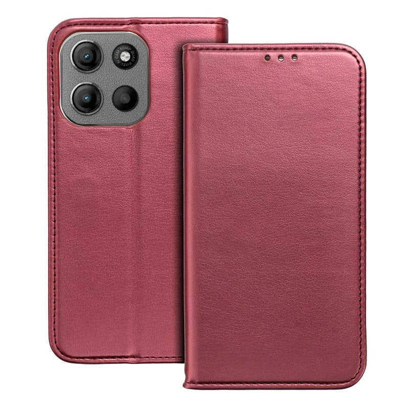 Funda COOL Flip Cover para Motorola Moto G05 / G15 Liso Burgundy