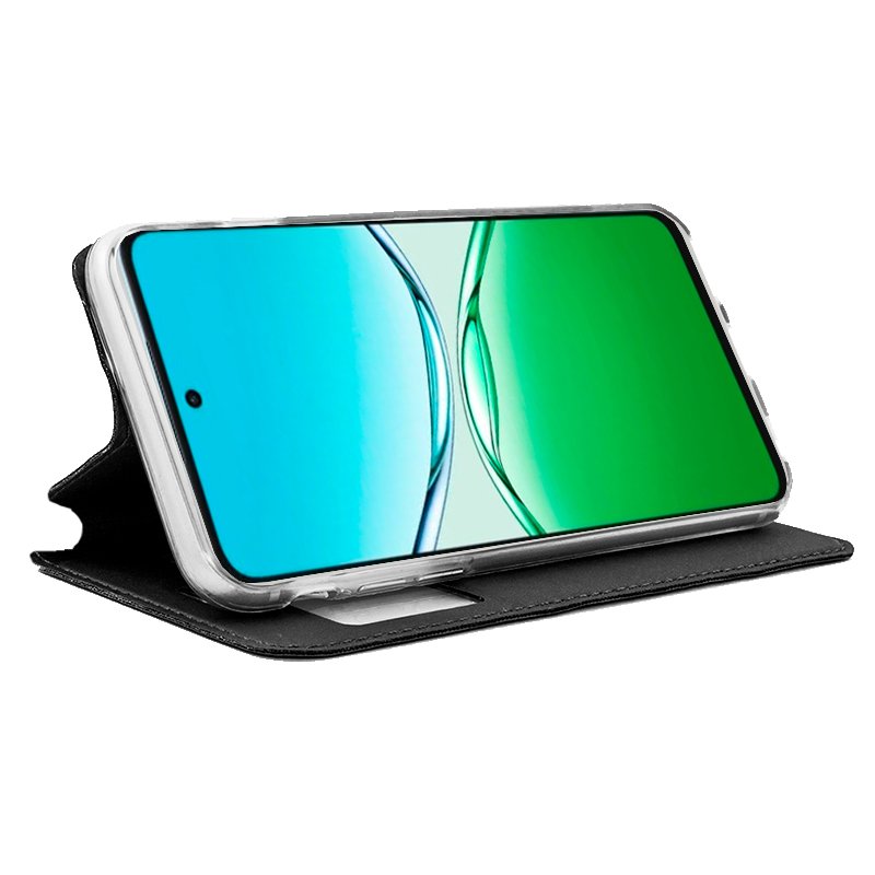 Funda COOL Flip Cover para Oppo A5 Pro / A5 Pro 5G Liso Negro