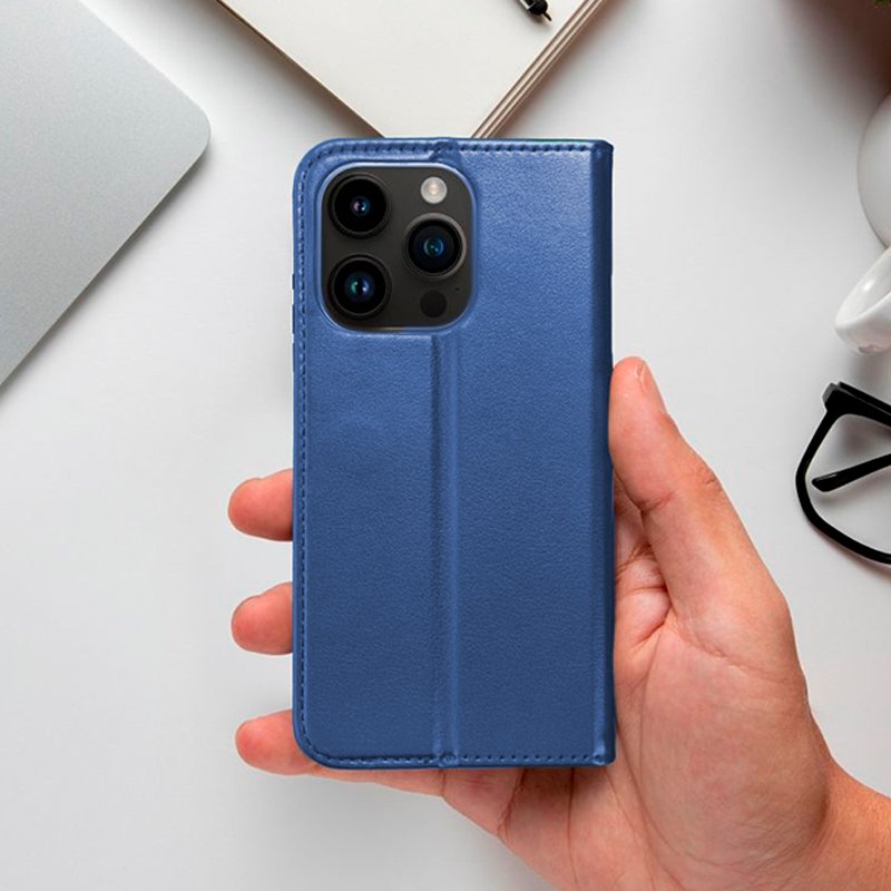 Funda COOL Flip Cover para Oppo A6 Pro 5G Liso Azul
