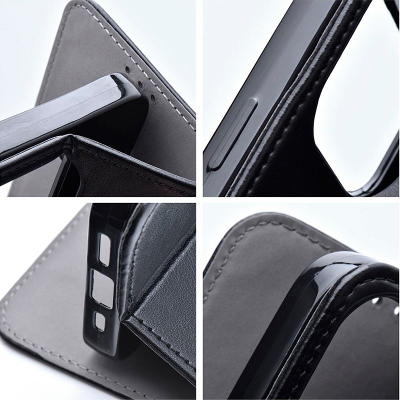 Funda COOL Flip Cover para Oppo Reno 13 Pro 5G Liso Negro