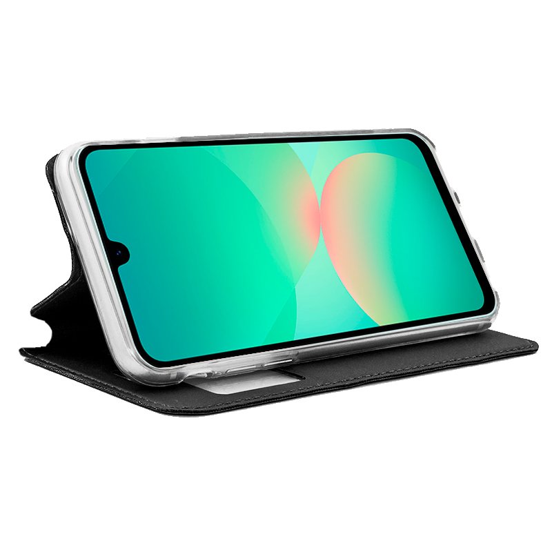 Funda COOL Flip Cover para Samsung A266 Galaxy A26 5G / A17 / A17 5G Liso Negro