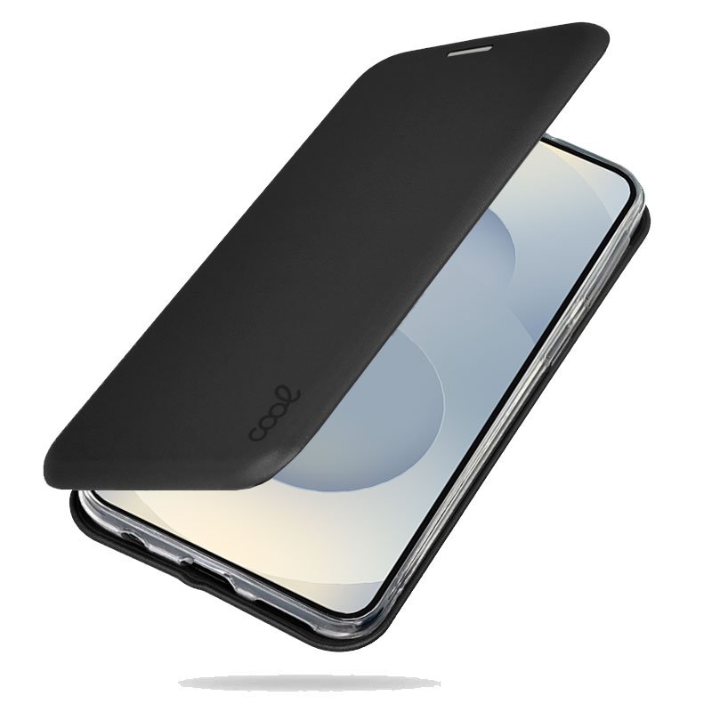 Funda COOL Flip Cover para Samsung S921 Galaxy S24 / S25 Elegance Negro