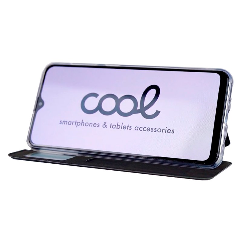 Funda COOL Flip Cover para TCL 605 Liso Negro
