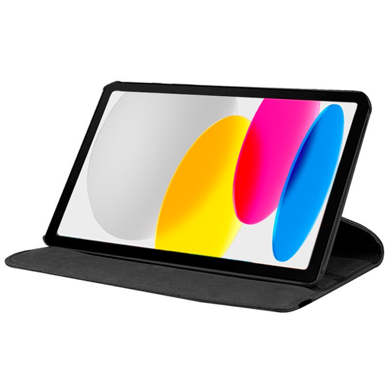 Funda COOL para iPad (2022 / 2024) 10.9 (10 Gen.) / 11 2025 (A16) / 12 2026 Polipiel Negro