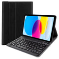 Funda COOL para iPad (2022 / 2024) 10.9 (10 Gen.) / 11 2025 (A16) / 12 2026 Teclado Bluetooth Polipiel Negro