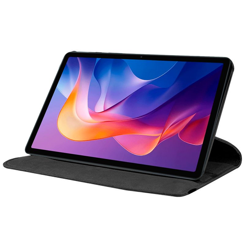 Funda COOL para Xiaomi Redmi Pad 2 (11 pulg.) Giratoria Polipiel Negro