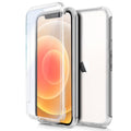 Funda COOL Silicona 3D para iPhone 12 mini (Transparente Frontal + Trasera)