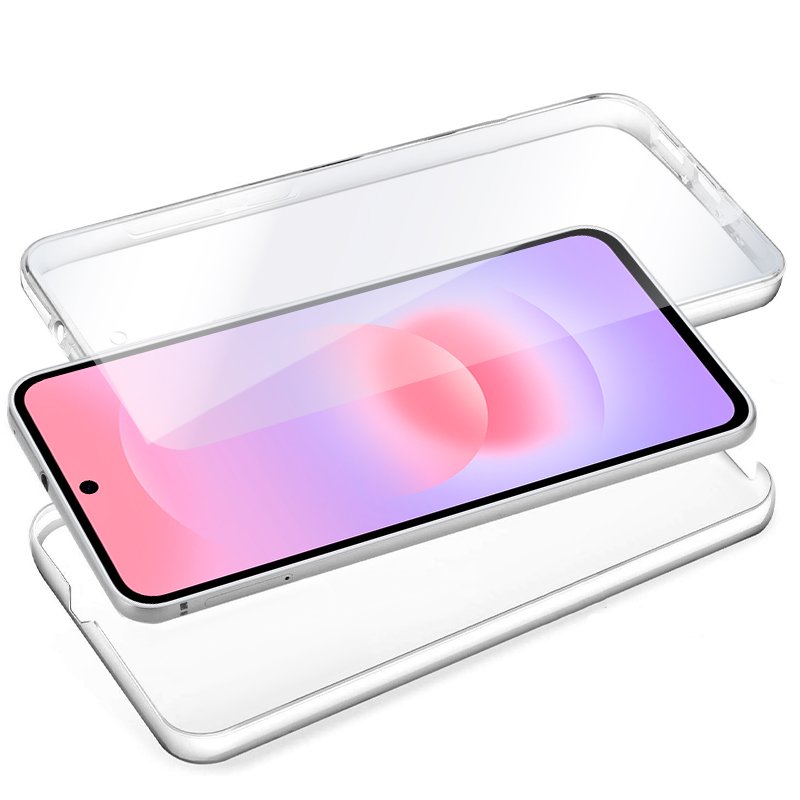 Funda COOL Silicona 3D para Samsung A376 Galaxy A37 5G (Transparente Frontal + Trasera)