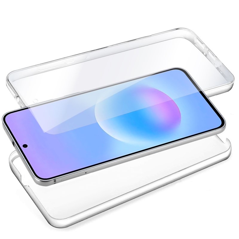 Funda COOL Silicona 3D para Samsung A576 Galaxy A57 5G (Transparente Frontal + Trasera)