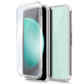 Funda COOL Silicona 3D para Samsung S711 Galaxy S23 FE (Transparente Frontal + Trasera)