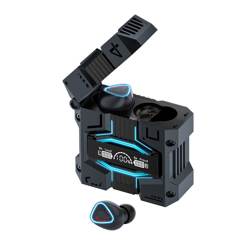 M45 Auriculares TWS Gaming Bluetooth 5.3 — Cancelamento de Ruído, Baixa Latência, Intra-Auriculares - Telejacob Shop