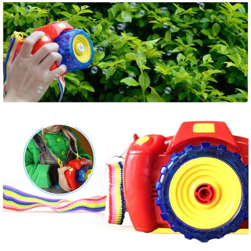 Máquina de Bolhas Câmara LED com Música | Brinquedo Elétrico para Exterior - Telejacob Shop