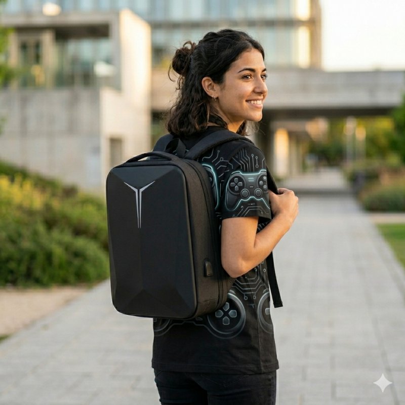 Mochila Ordenador Portátil 15-16 Pulg Gaming COOL Bufalo Negro