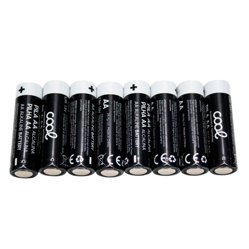 Pilas Alcalinas AA LR6 COOL (Pack 8 uds)