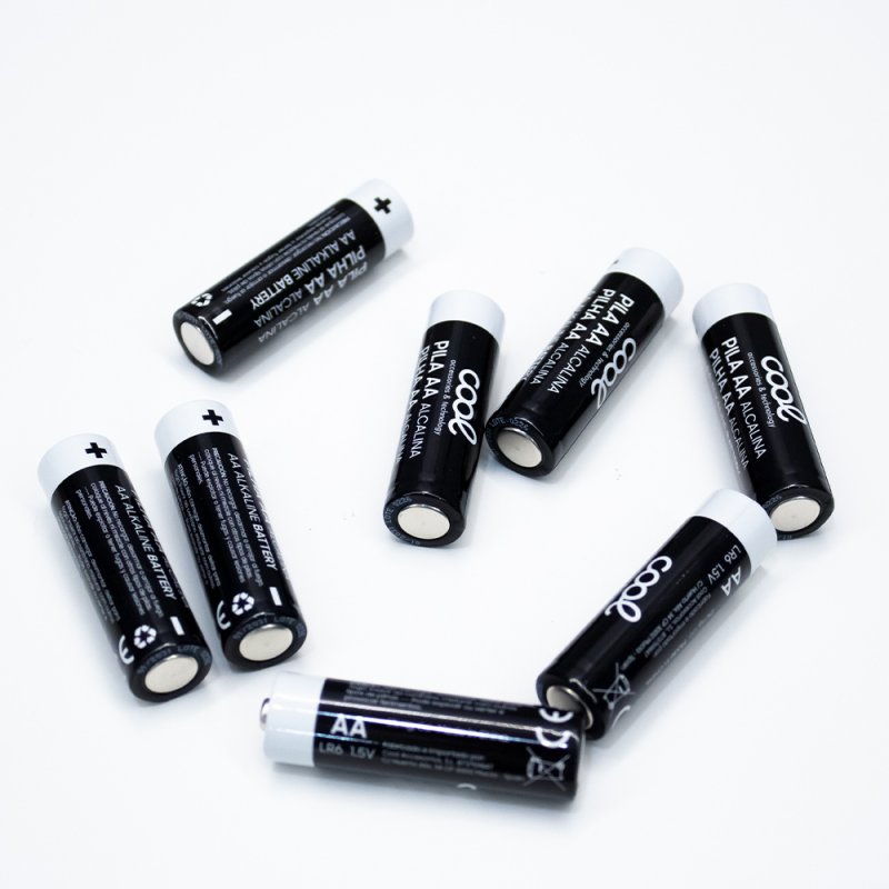 Pilas Alcalinas AA LR6 COOL (Pack 8 uds)