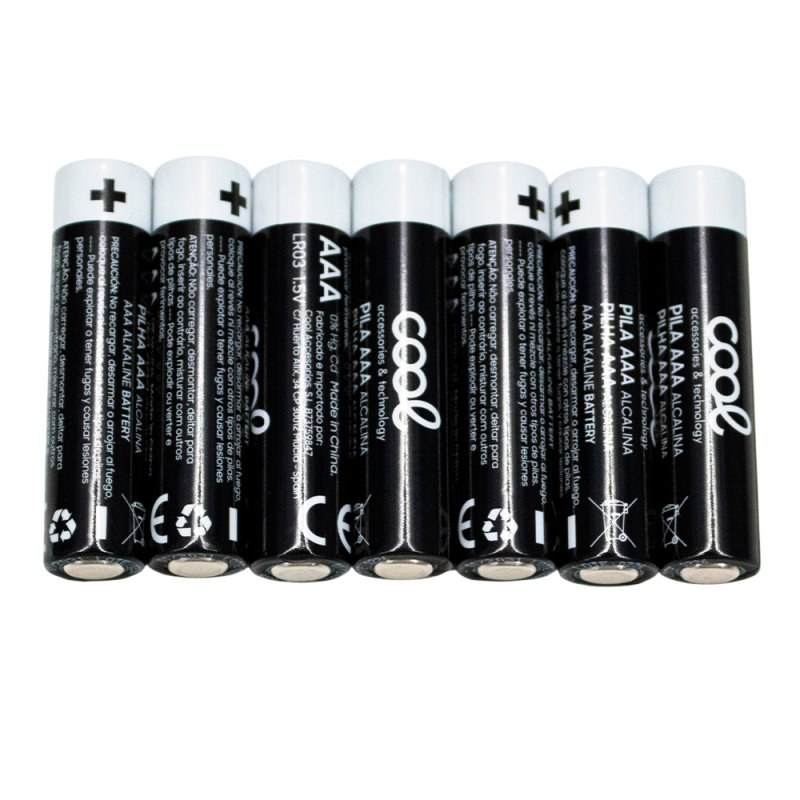 Pilas Alcalinas AAA LR03 COOL (Pack 8 uds)
